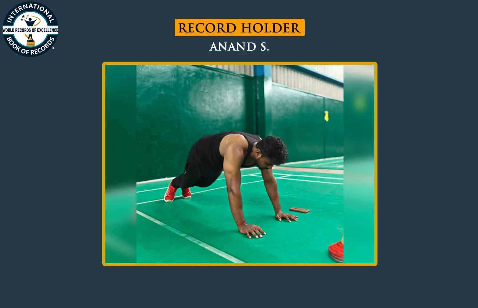 MOST SHOULDER TAPS PERFORMED IN ONE MINUTE