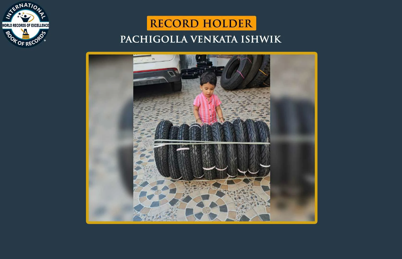 LONGEST TIME TO HANG A 1.5 KG TYRE ON EACH ARM (TODDLER)