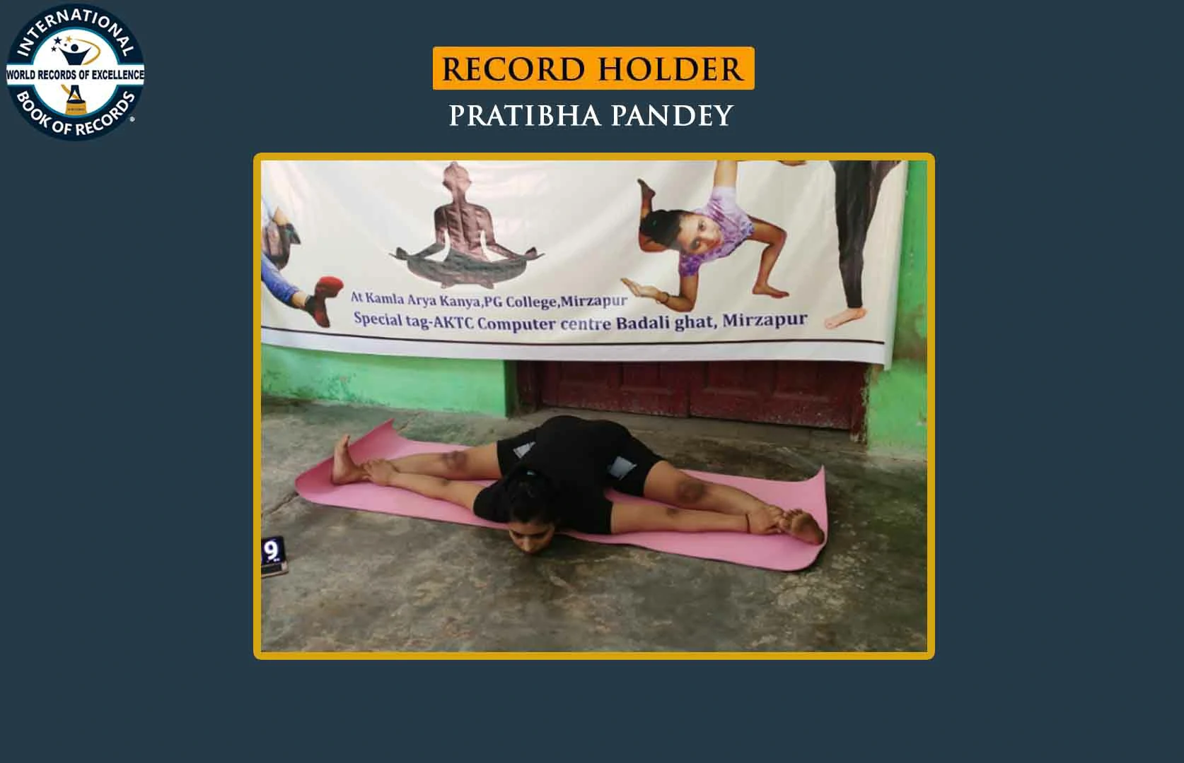 LONGEST TIME TO HOLD UPAVISTHA KONASANA