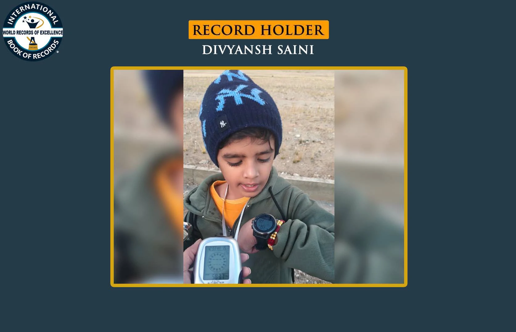 FASTEST 5 KM RUN AT HIGHEST ALTITUDE (KID)