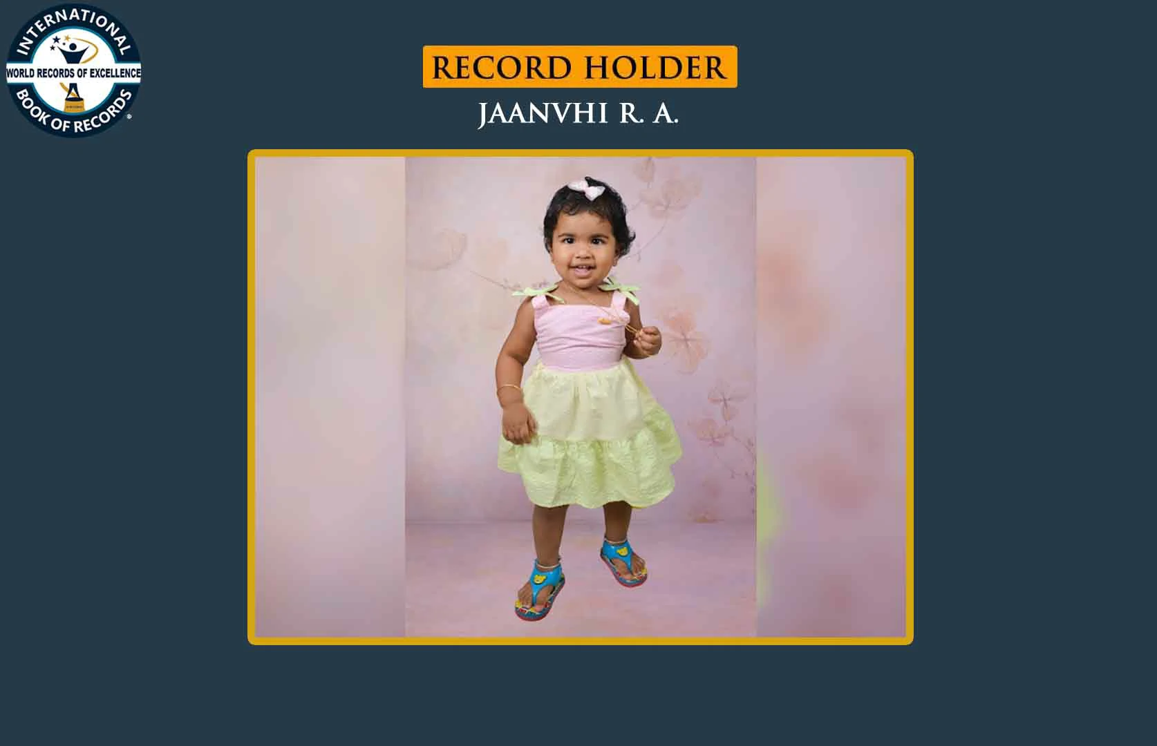 LONGEST TIME TO HOLD 1 KG DUMBBELLS IN EACH HAND (TODDLER)