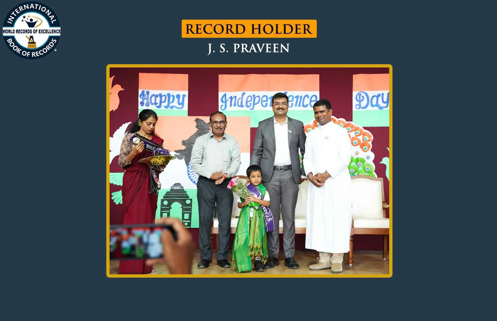 YOUNGEST TO RECITE ENGLISH ALPHABETS IN REVERSE ORDER