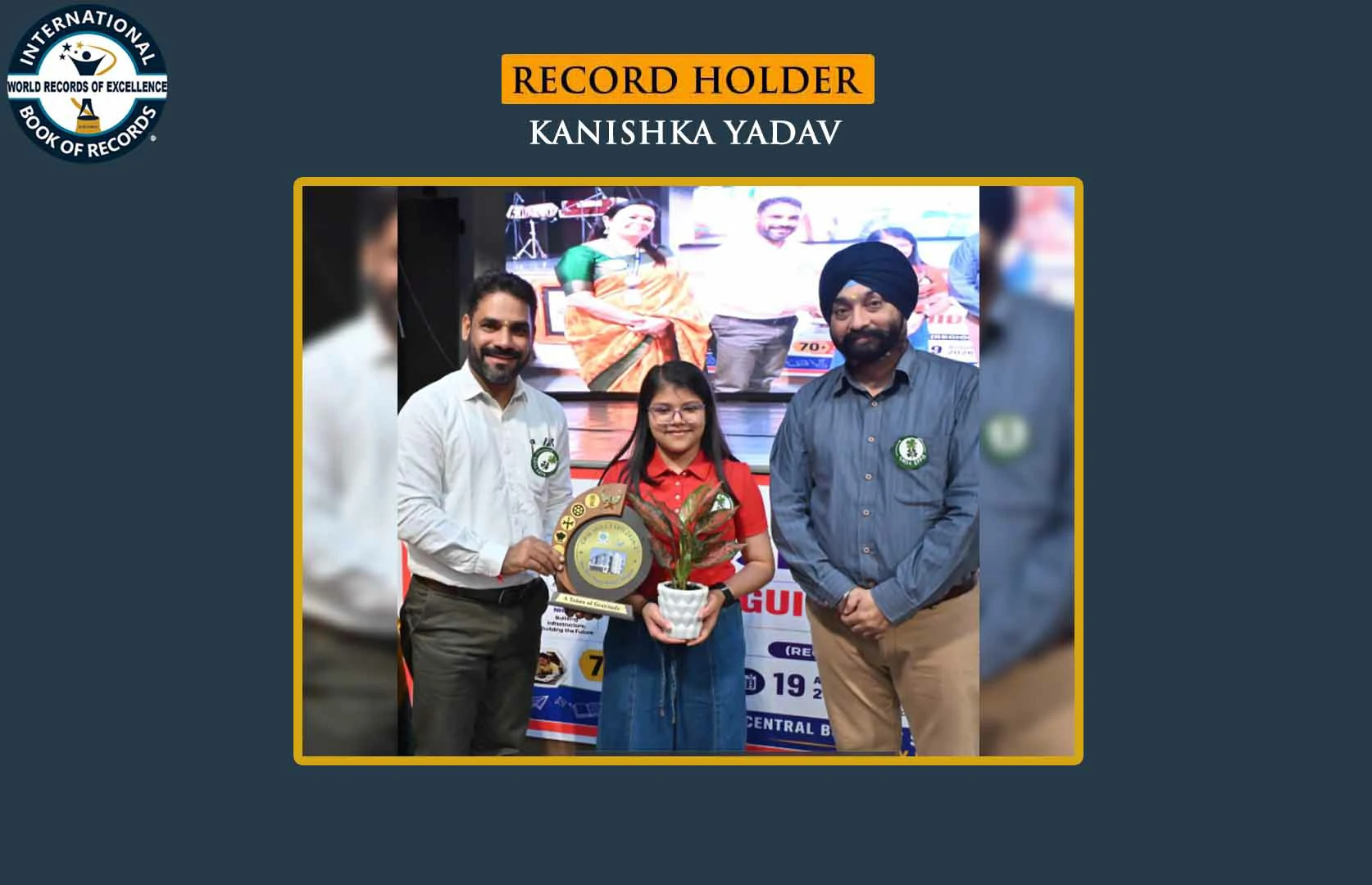 YOUNGEST TO INTERVIEW MOST DIGNITARIES AND PUBLISH THEIR INTERVIEWS IN A BOOK