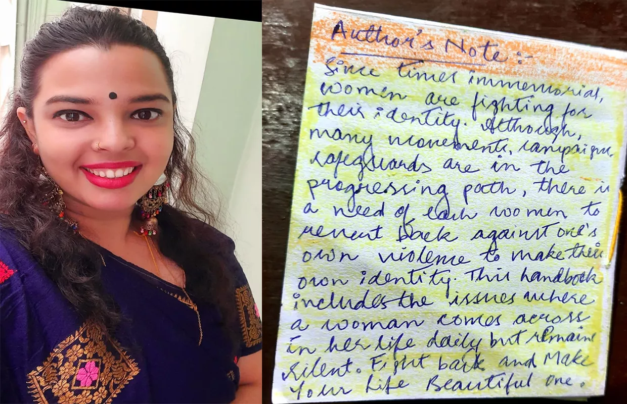 YOUNGEST GIRL TO MAKE A HANDMADE SHORT HANDBOOK ON WOMEN ISSUES