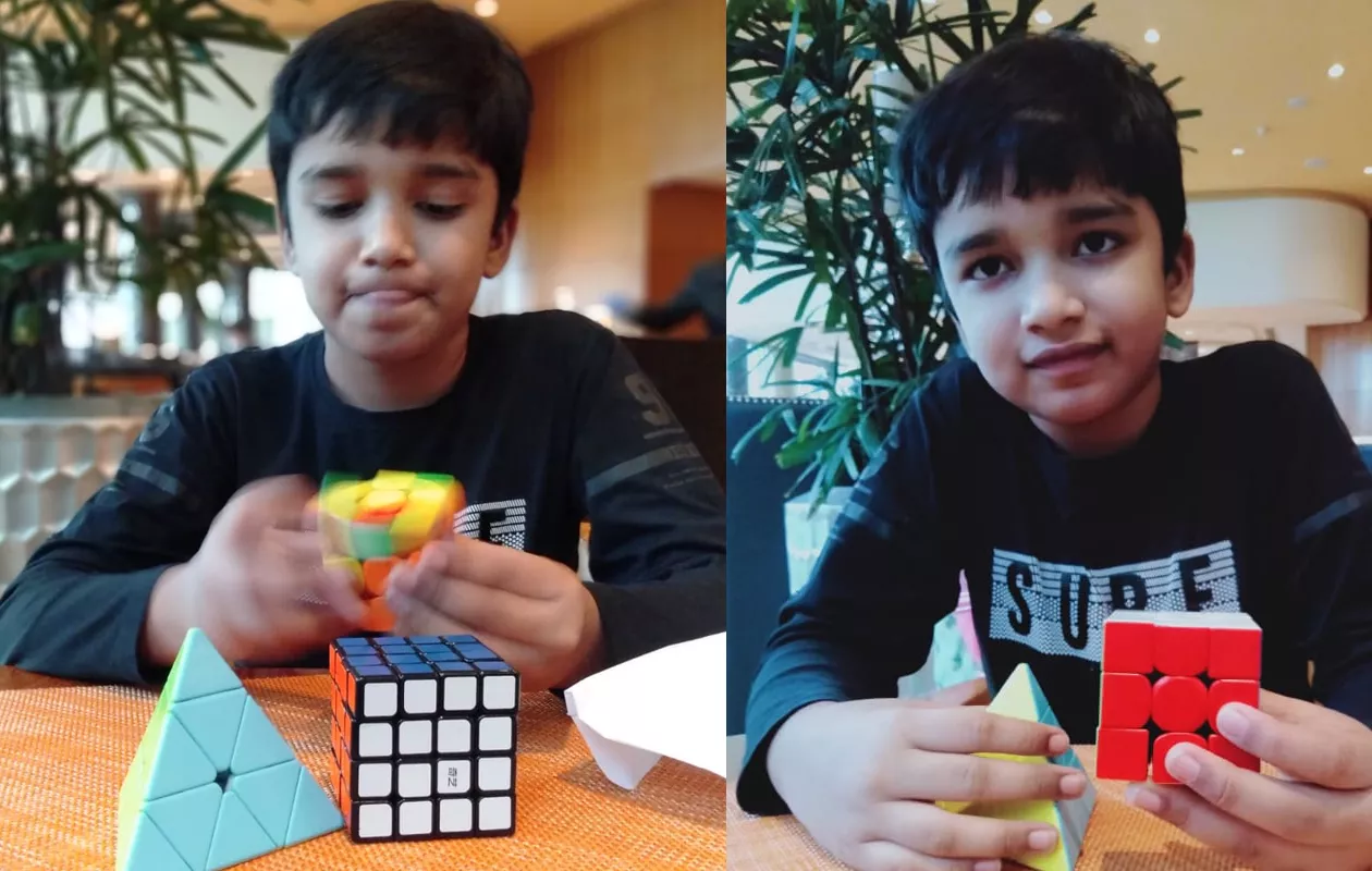 MAXIMUM PYRAMINX CUBES SOLVED WHILE HANGING UPSIDE DOWN