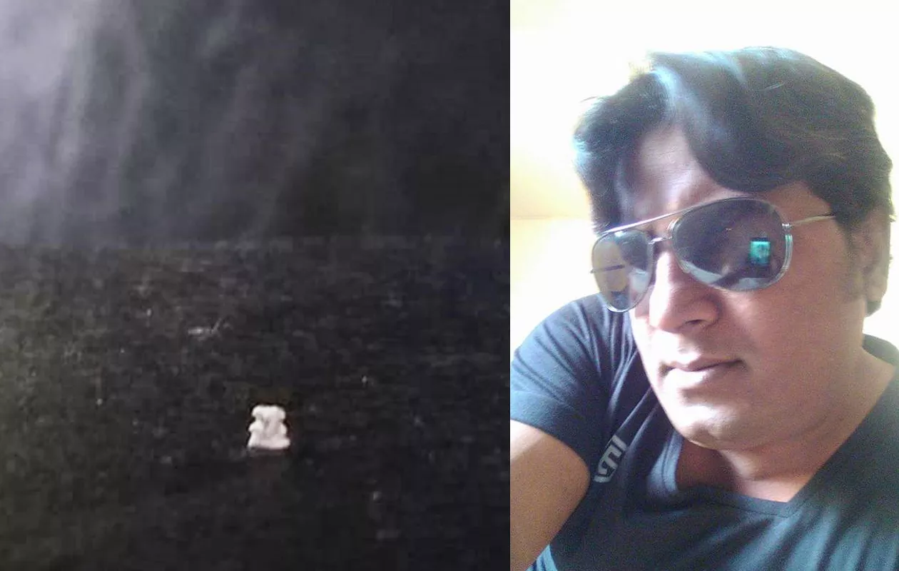 SMALLEST IDOL OF LORD GANESHA ON CHALK