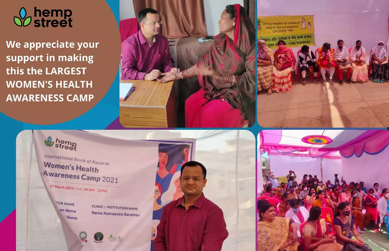 HIGHEST DOCTORS PARTICIPATION FOR WOMEN HEALTH CHECK UP CAMP ACROSS INDIA