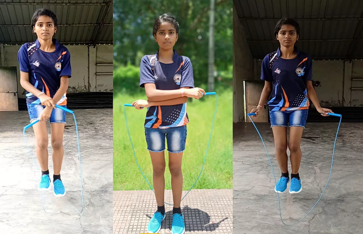 MOST CRISS CROSS BACKWARD ROPE SKIPS IN 30 SECONDS