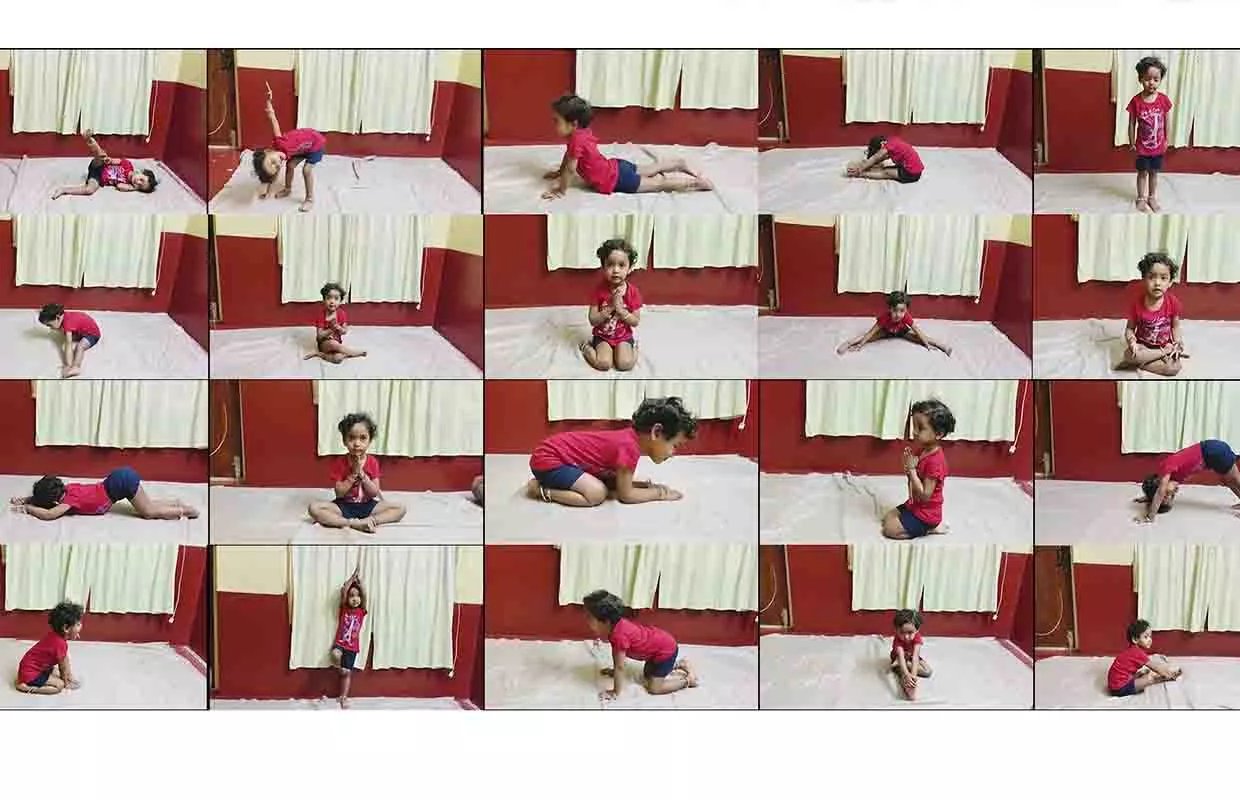 YOUNGEST YOGA POSER