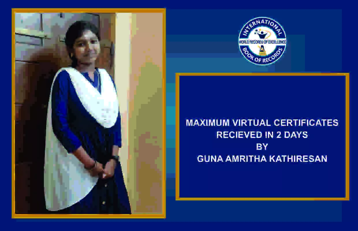 MAXIMUM VIRTUAL CERTIFICATES RECEIVED IN 2 DAYS