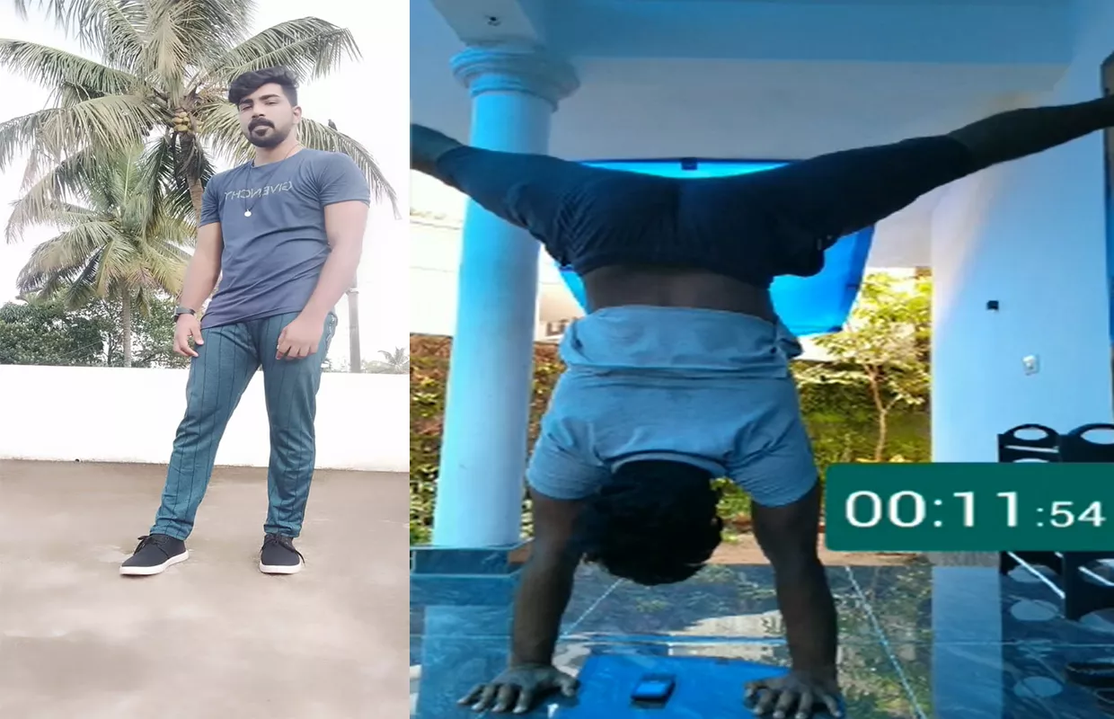 LONGEST TIME TO PERFORM HANDSTAND WITH WIDE SPLIT