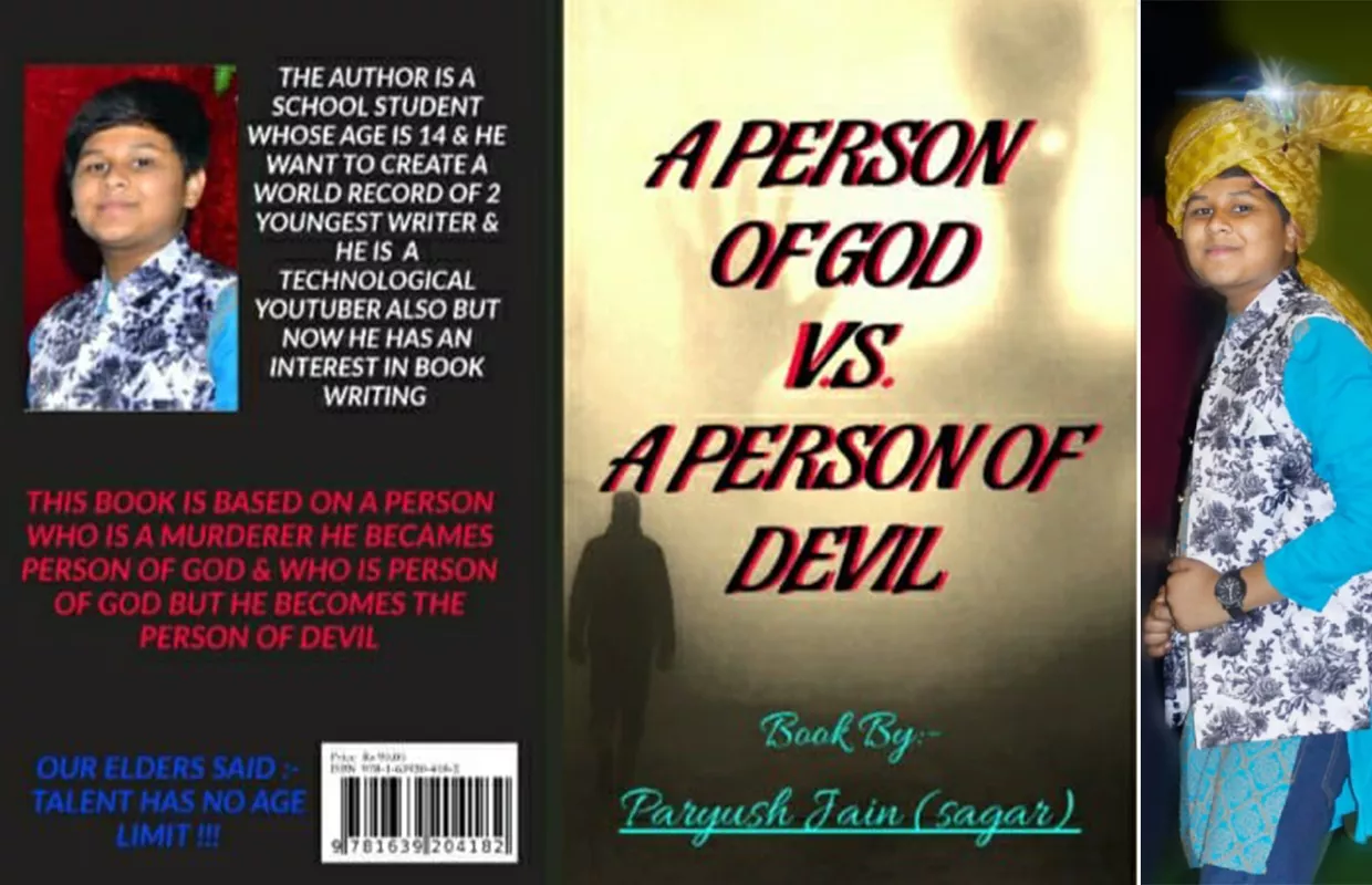 YOUNGEST AUTHOR TO PUBLISH A CRIME FICTION BOOK