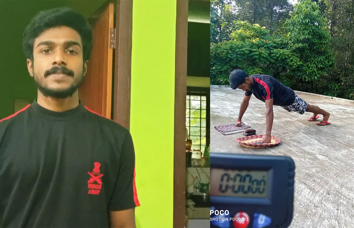 MOST KNUCKLE PUSH-UPS IN 30 SECONDS CARRYING BAGPACK WITH WEIGHT