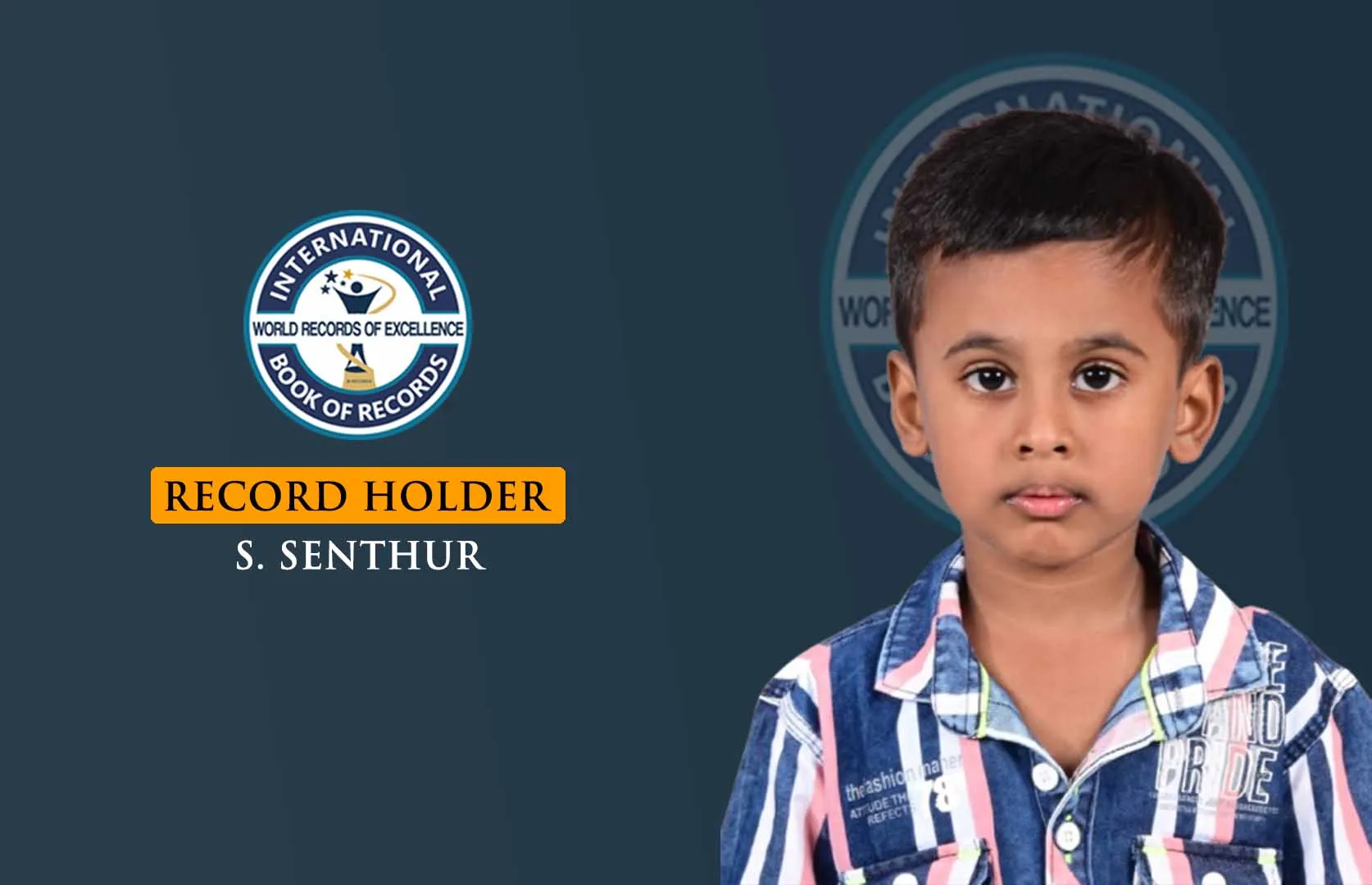 YOUNGEST TO RECITE NAMES OF 60 TAMIL YEARS IN A SHORT TIME