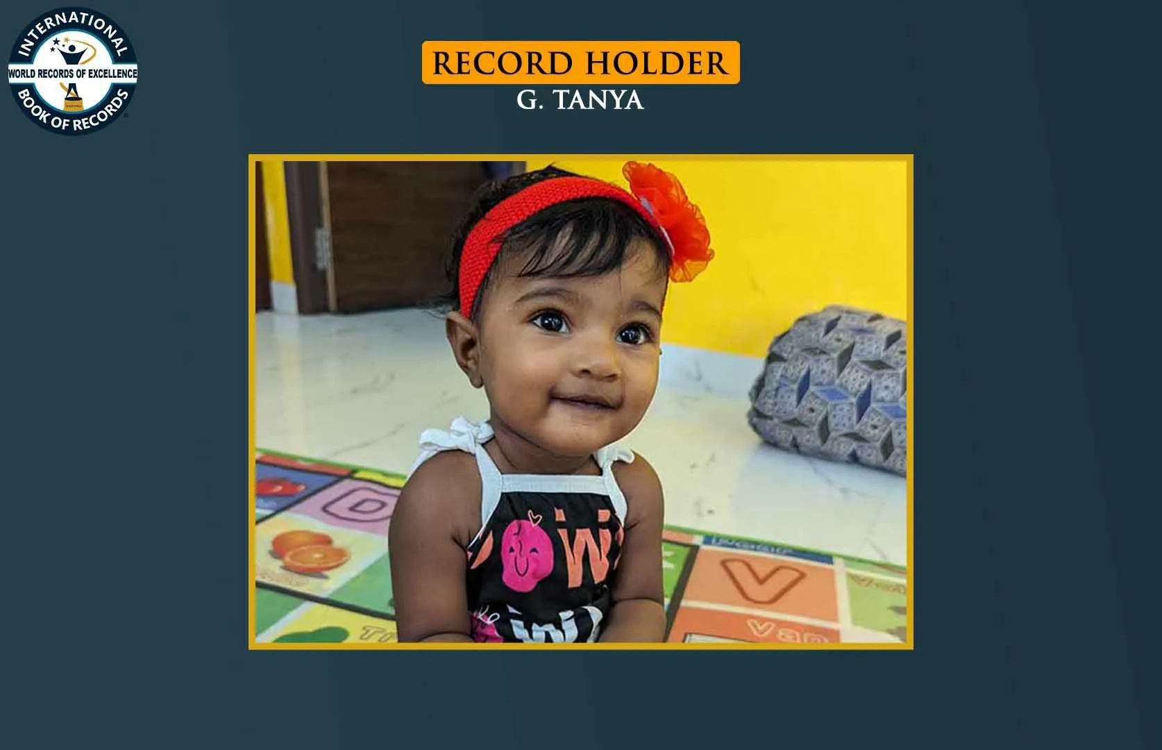 MAXIMUM RANDOM OBJECTS IDENTIFIED BY AN INFANT