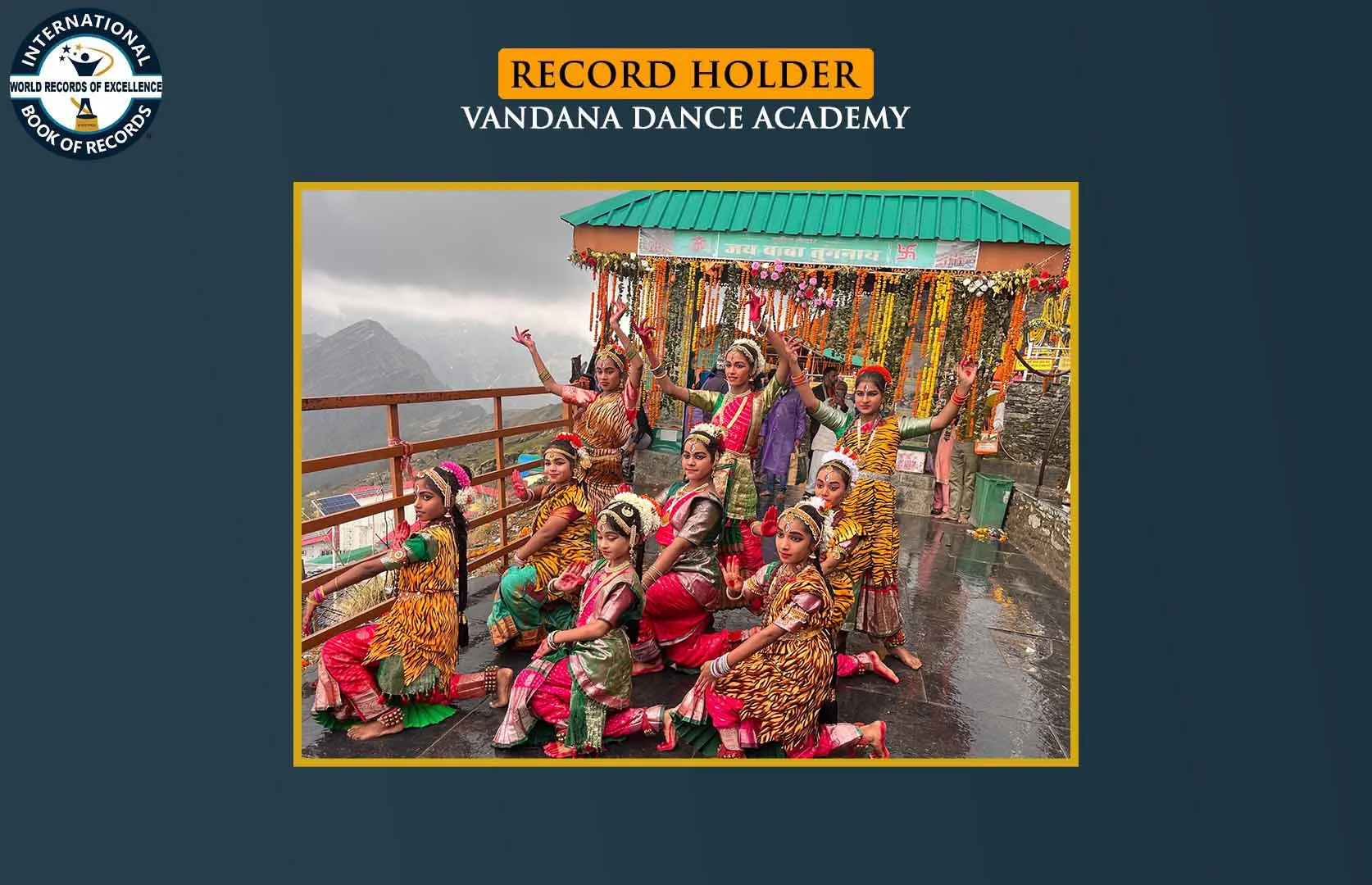 MOST STUDENTS PERFORMED KUCHIPUDI NRUTHYAM AT HIGHEST ALTITUDE (GROUP)