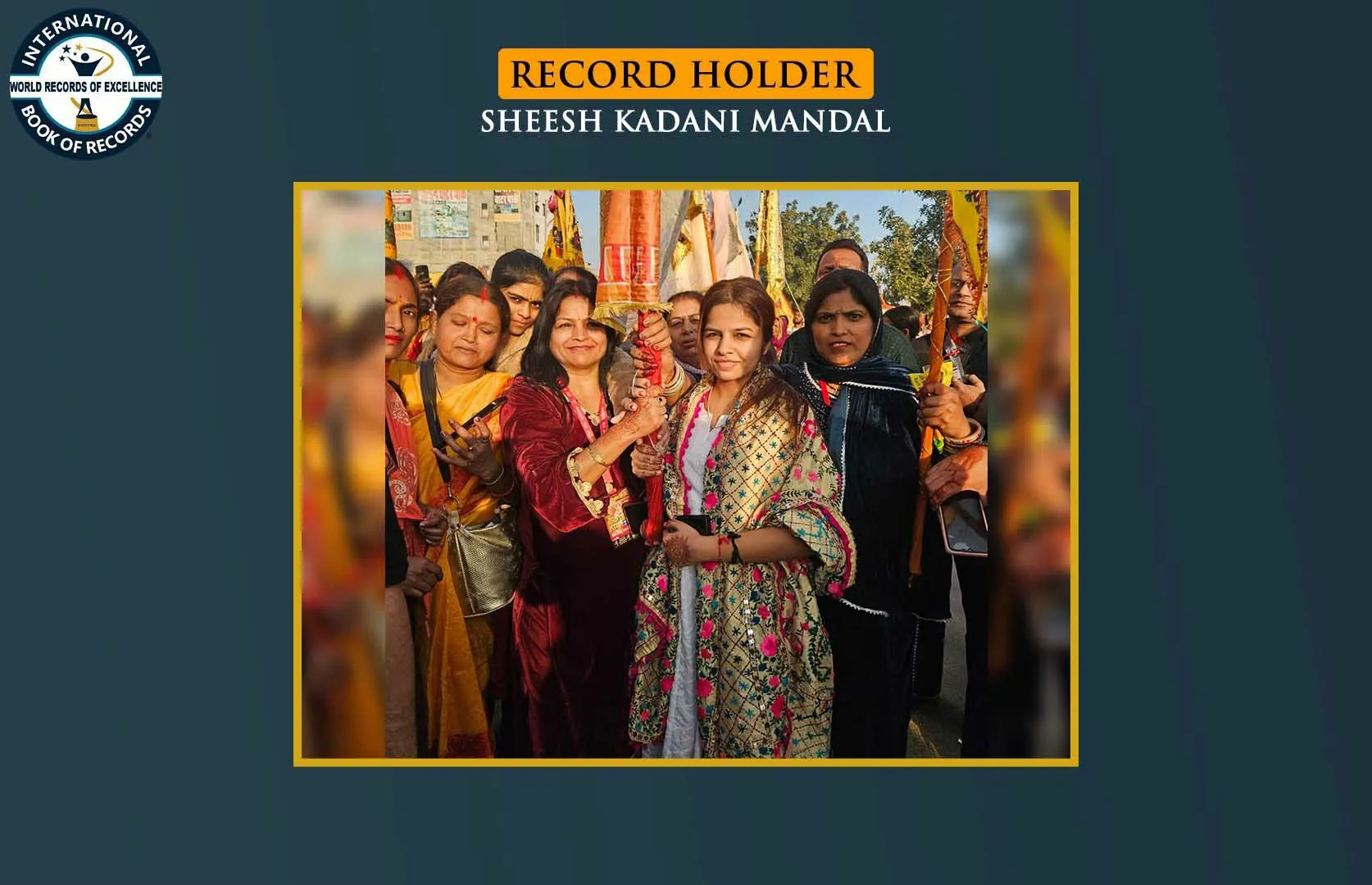 LONGEST CLOTH STITCHED AND PRINTED WITH DIVINE IMAGES (MASS)