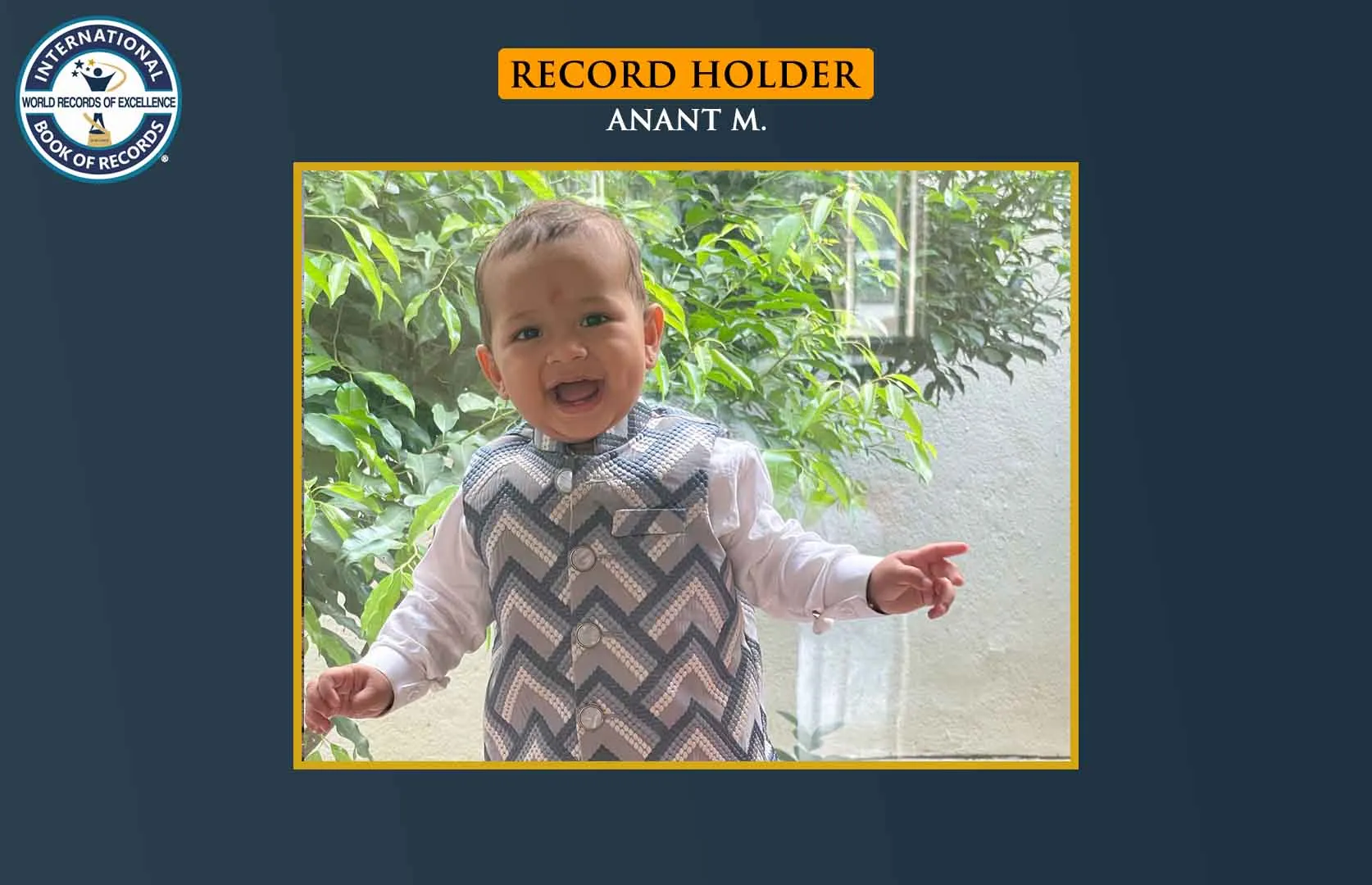 FASTEST TO WALK 10 METERS WITH THE SUPPORT OF FATHER (INFANT)