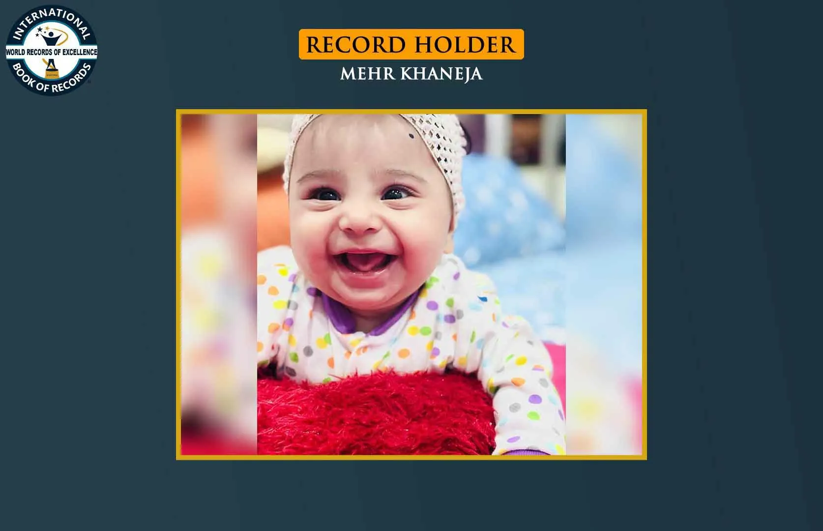 LONGEST TIME TO HANG WHILE GRIPPING GUARDIAN'S THUMB ON BOTH HANDS (INFANT)