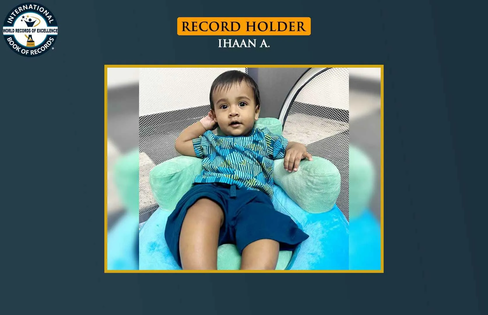 LONGEST TIME TO HOLD HEAVIEST WEIGHT USING FOUR FINGERS OF SINGLE HAND (INFANT)