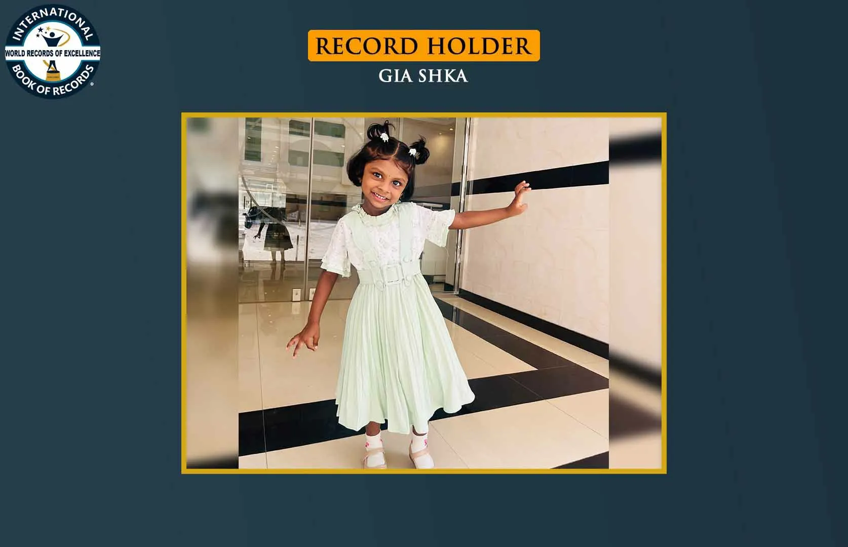 FASTEST TO IDENTIFY FLAGS OF 60 COUNTRIES AND RECITE THEIR NAMES (PRESCHOOLER)