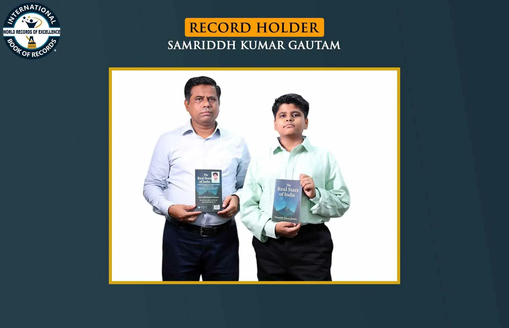 YOUNGEST AUTHOR TO WRITE A BOOK ON INDIAN HUMANITARIANS