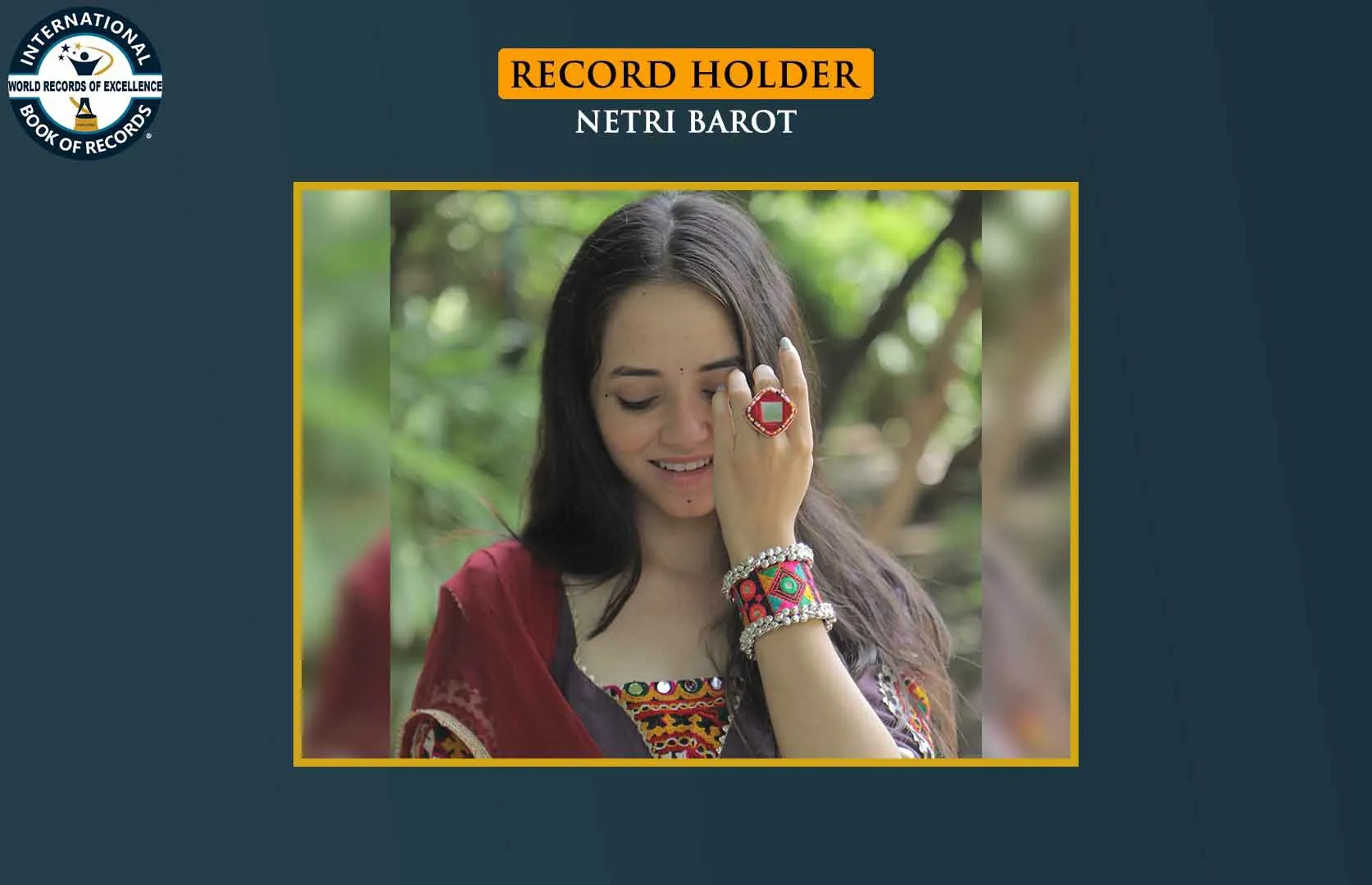 LONGEST TIME TO PERFORM GARBA BLINDFOLDEDLY