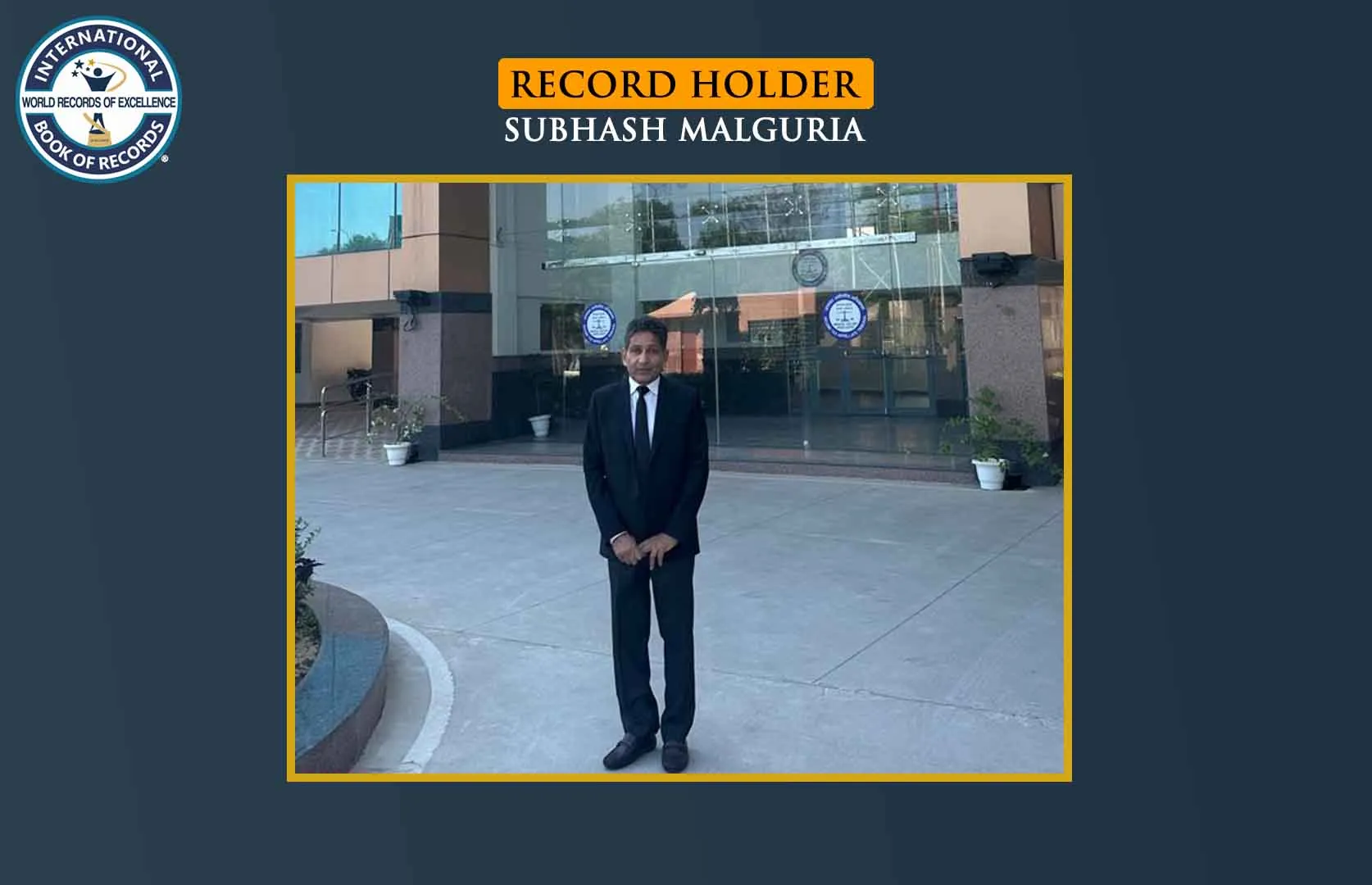 ELDEST PERSON TO JOIN INDIAN GOVERNMENT SERVICE (MALE)