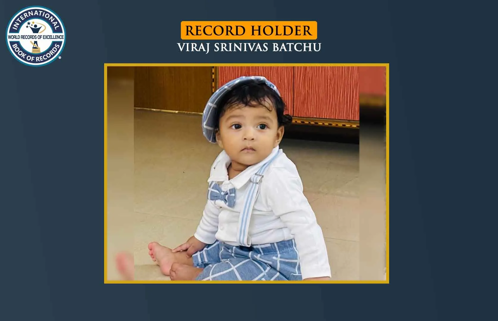 FASTEST TO CRAWL 10 METERS DISTANCE BY AN INFANT