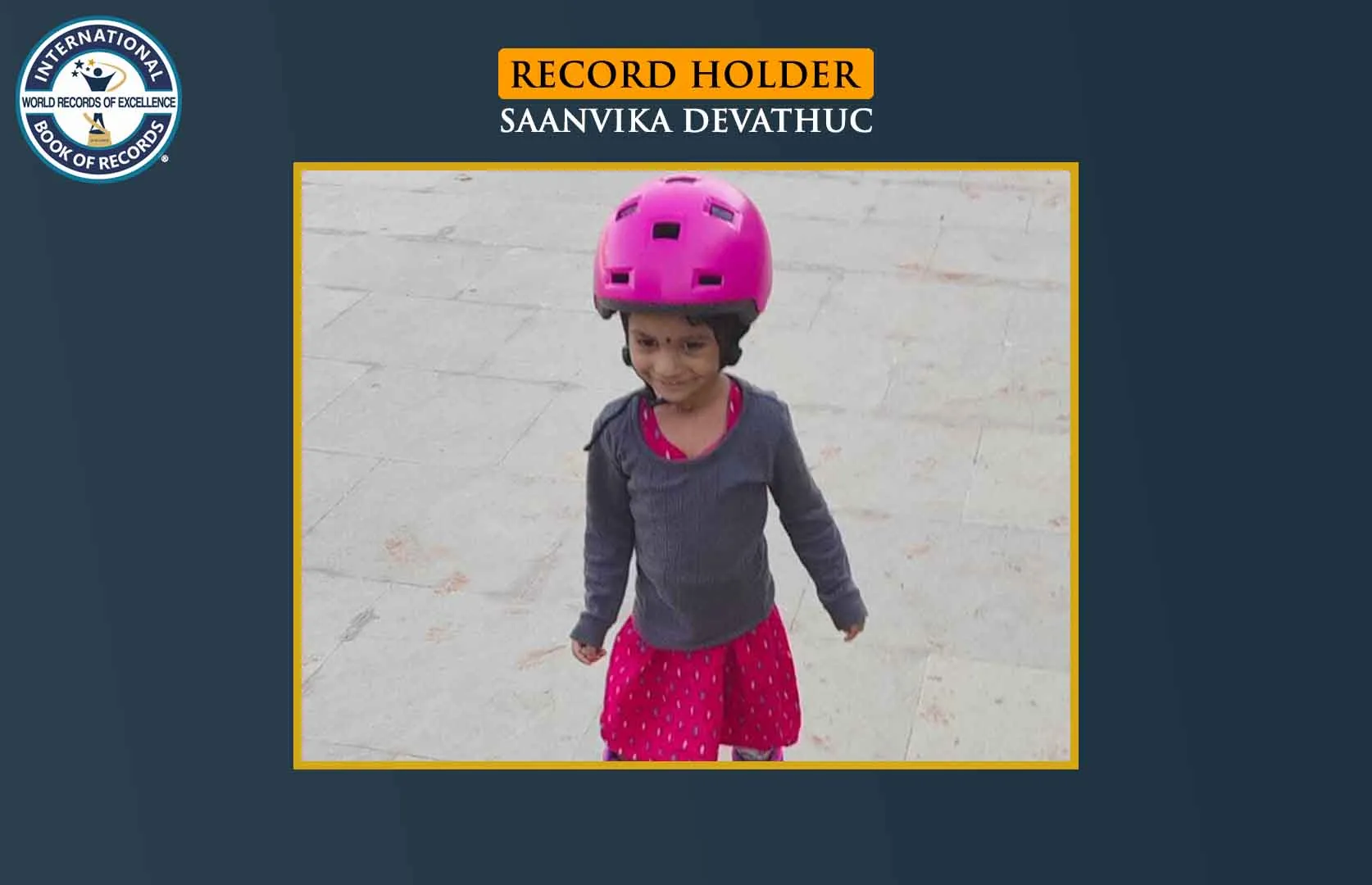 FASTEST 400 METER SKATING ON INLINE SKATES BY A TODDLER
