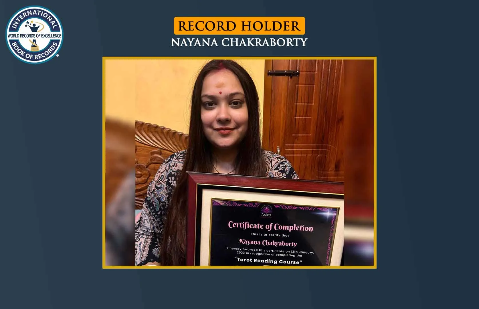 LONGEST ONLINE CLASS CONDUCTED ON TAROT READING (FEMALE)