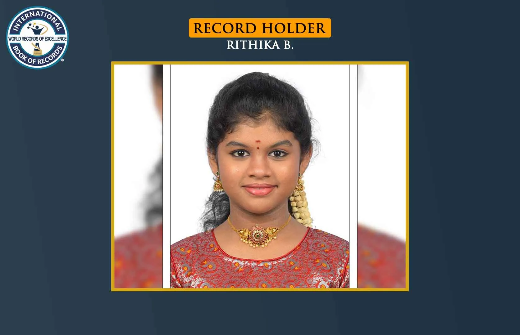LONGEST TIME TO PERFORM BHARATANATYAM VARNAM DANCE (TEENAGER)