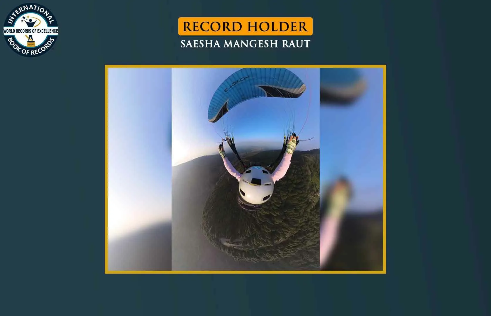 YOUNGEST CERTIFIED PARAGLIDING PILOT