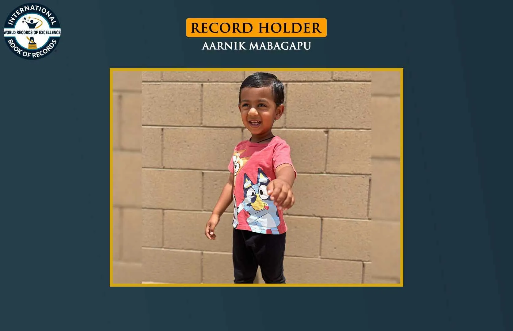 YOUNGEST TO IDENTIFY AND RECITE 100 CAR LOGOS BRANDS IN SHORT TIME