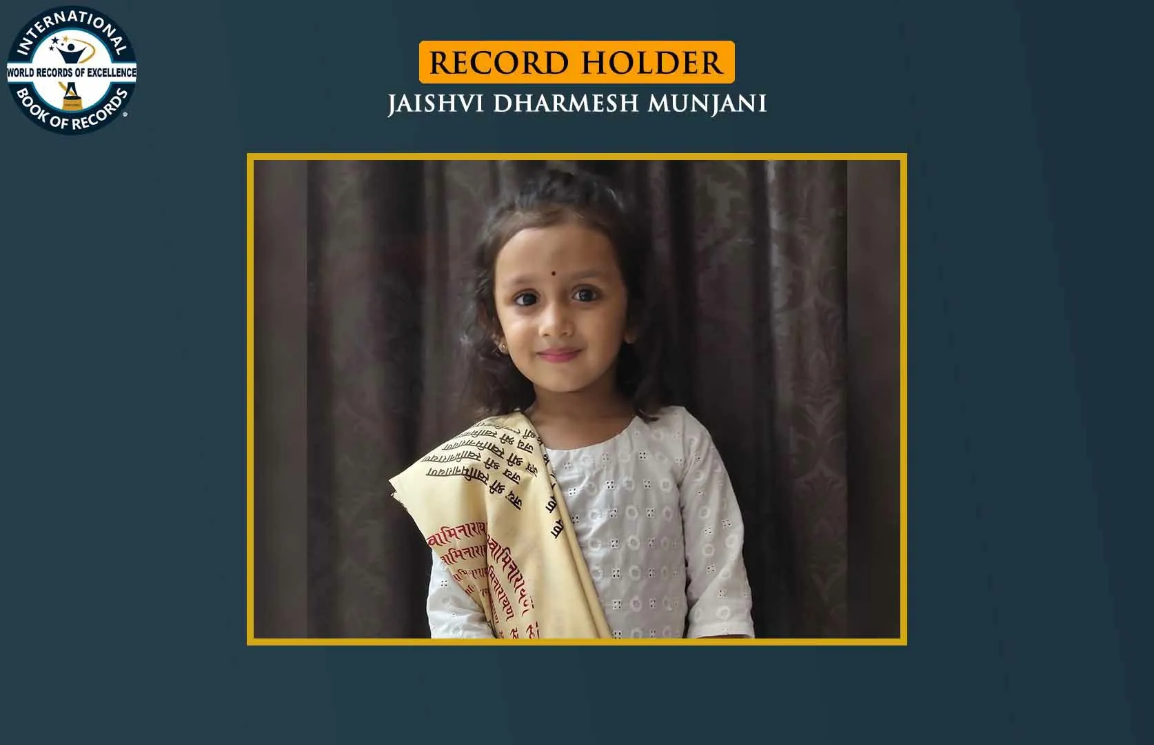 MAXIMUM SANSKRIT SHLOKAS RECITED FROM SATSANG DIKSHA IN ONE MINUTE (PRESCHOOLER)