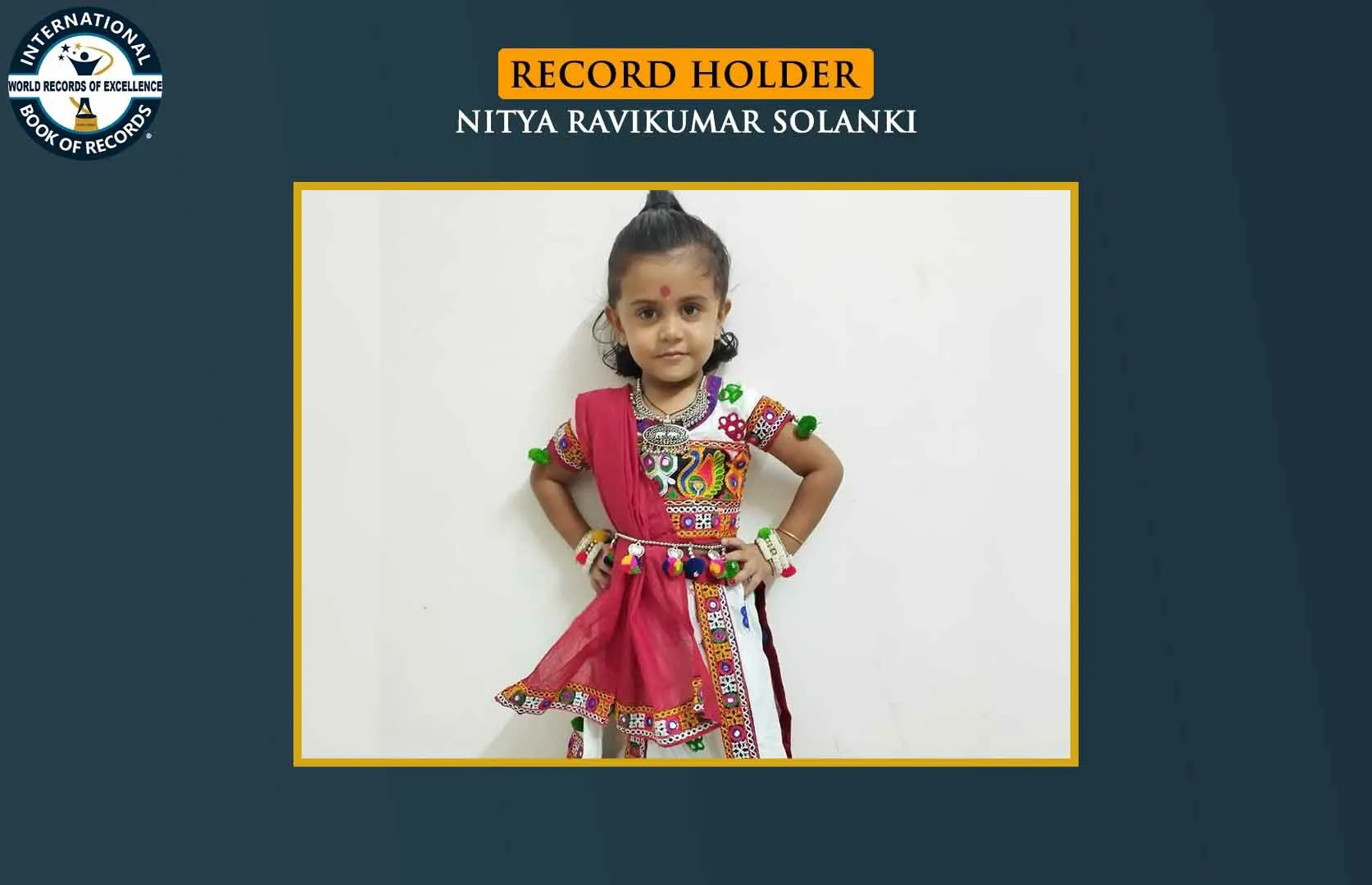 MAXIMUM SANSKRIT SHLOKAS RECITED BY A PRESCHOOLER