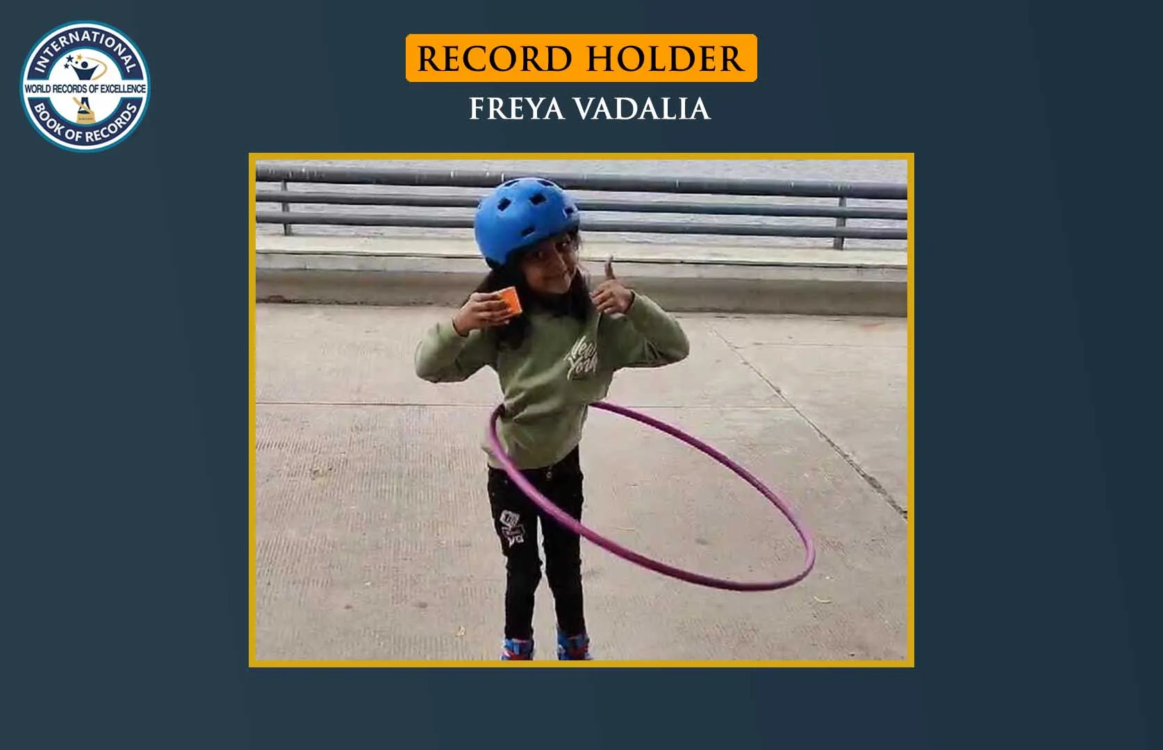 FASTEST TO SOLVE 5 DIFFERENT RUBIK'S CUBES WHILE ROTATING A HULA HOOP ON ROLLER SKATES (KID)