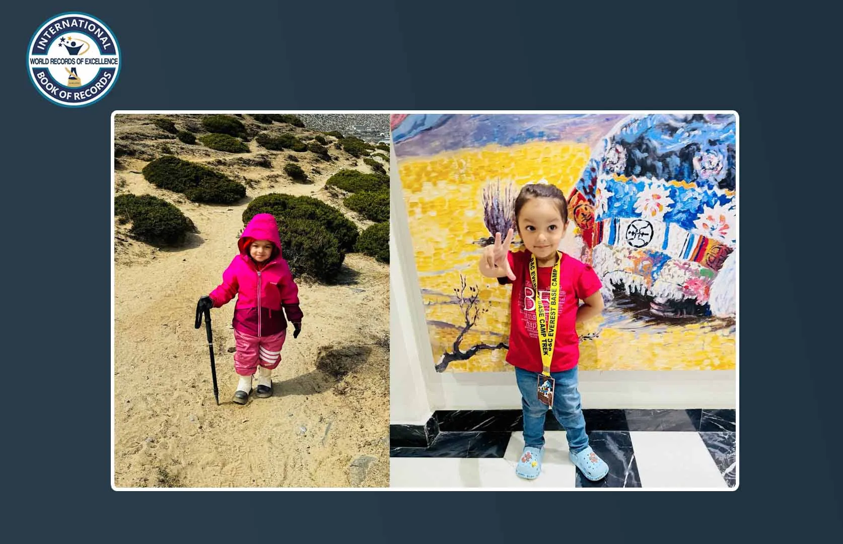 YOUNGEST TO REACH MOUNT EVEREST BASE CAMP