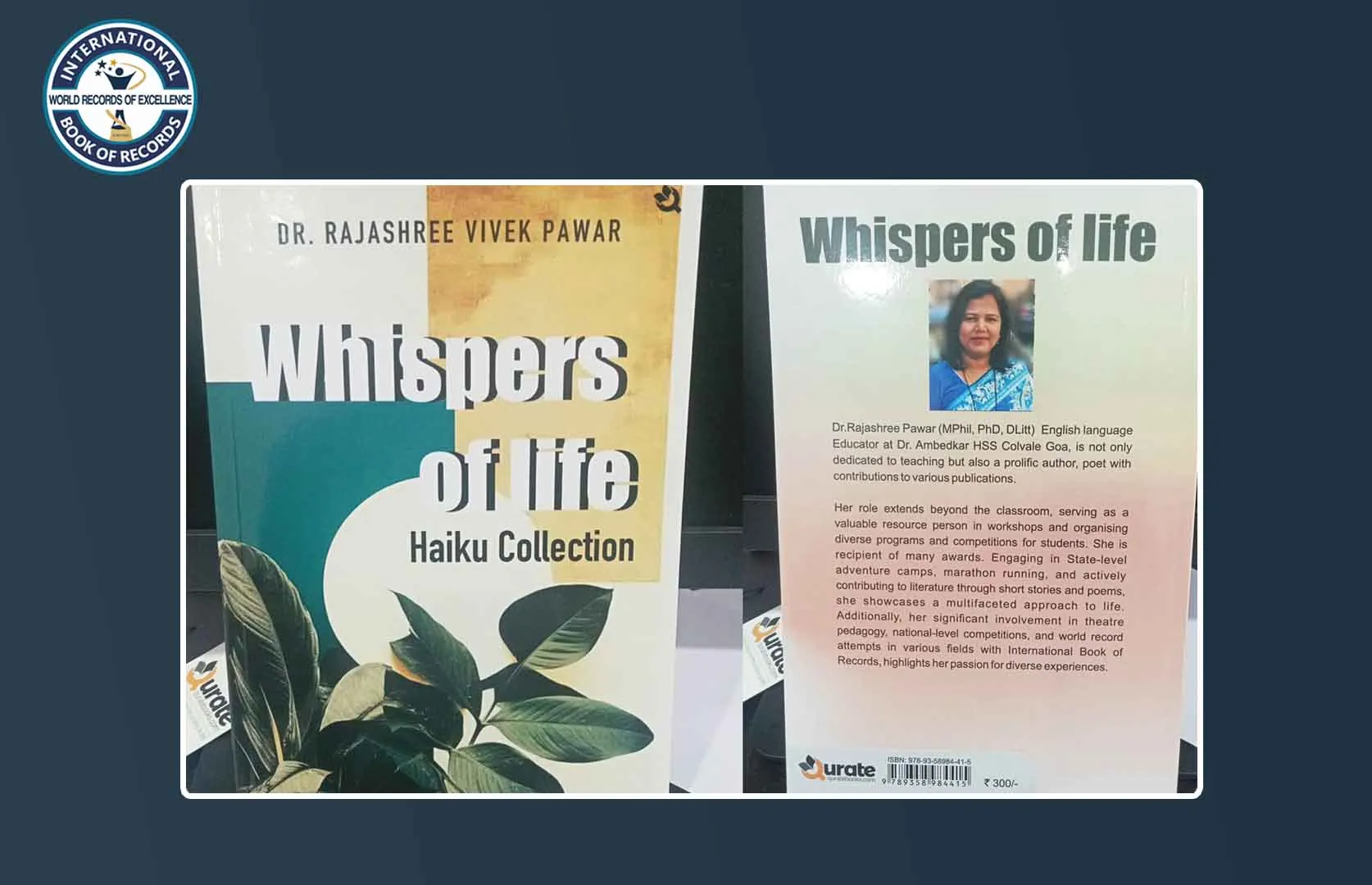 MAXIMUM HAIKU WRITTEN IN A BOOK AND GOT PUBLISHED