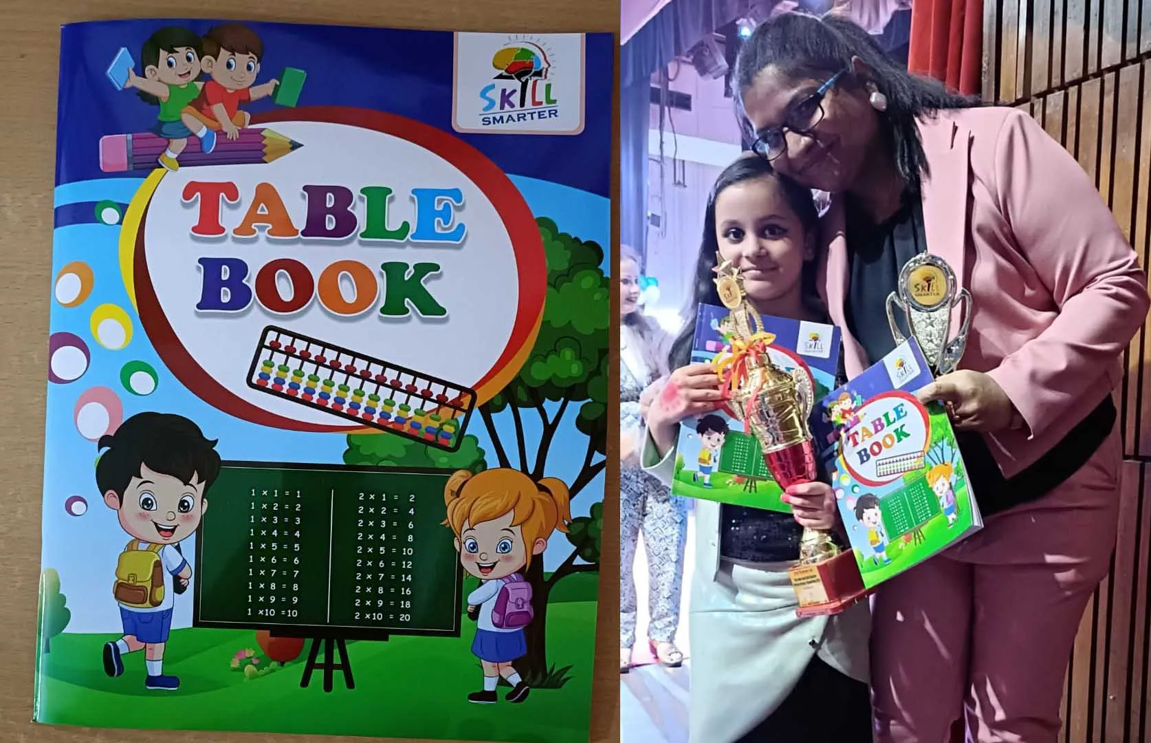 YOUNGEST AUTHOR OF MATH TABLE BOOK FROM 1 TO 100 TILL 30 ROWS