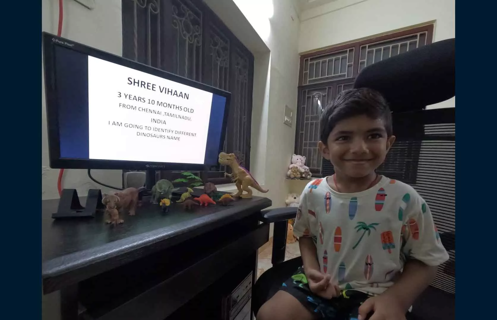 MAXIMUM DINOSAURS SPECIES IDENTIFIED AND RECITED IN ONE MINUTE (KID)