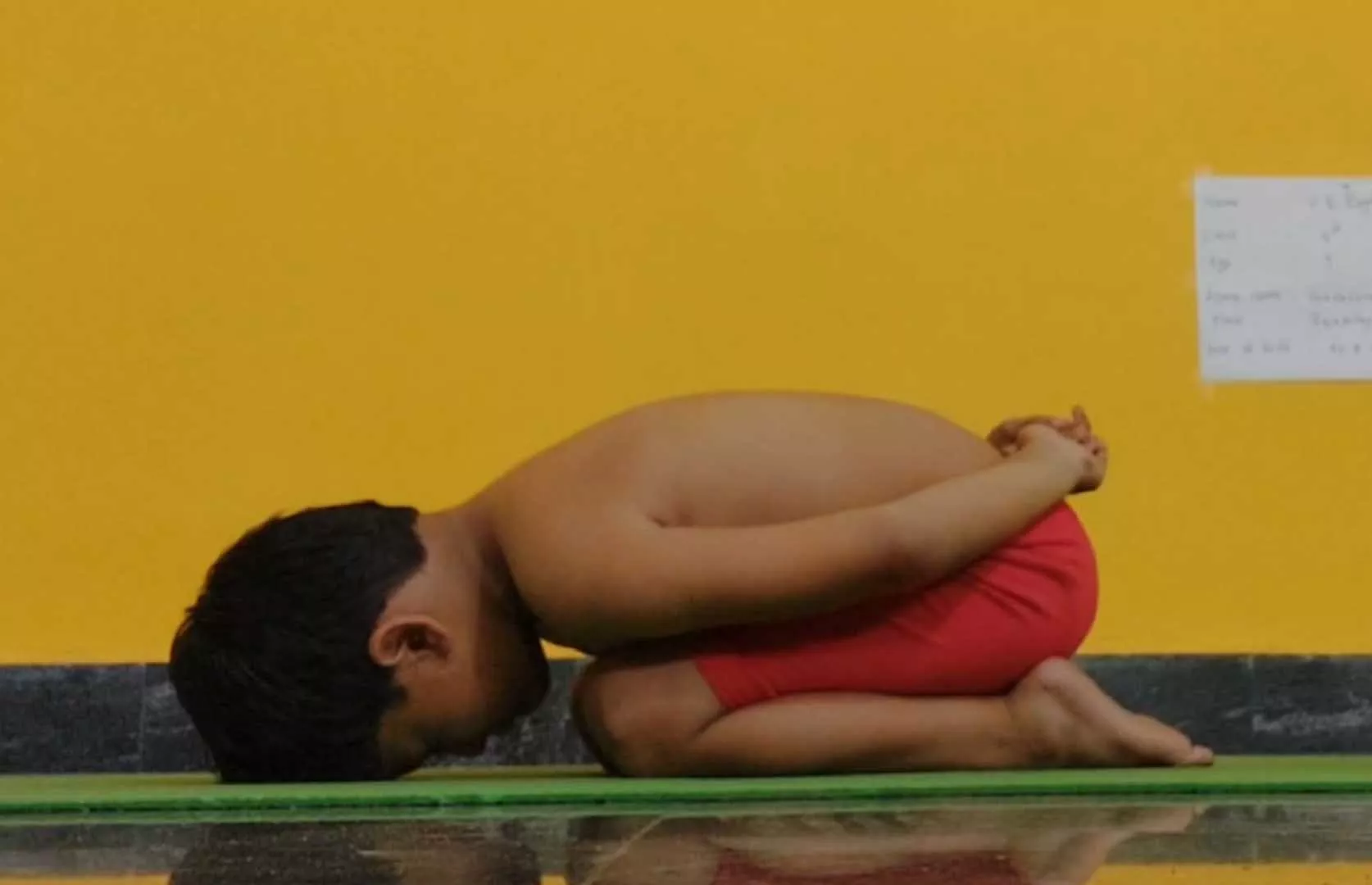 LONGEST TIME TO HOLD MAHAMUDRA ASANA (KID)