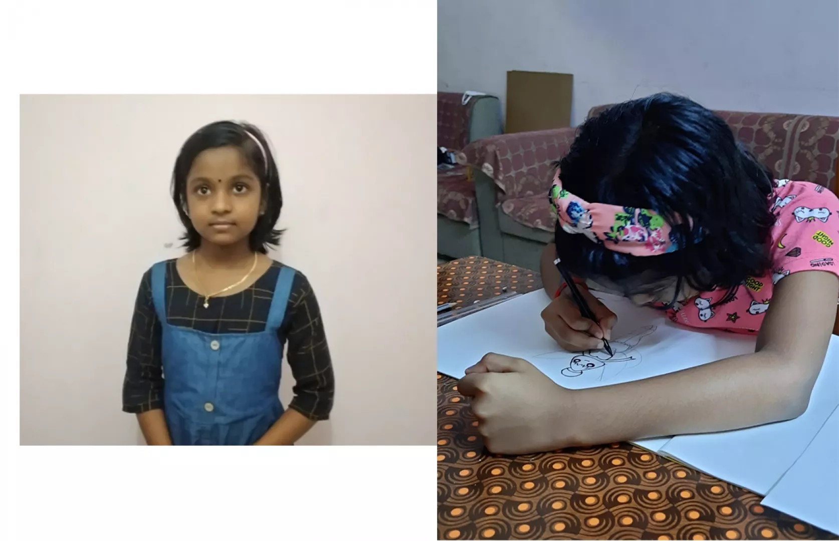 YOUNGEST TO DRAW MAXIMUM DRAWINGS
