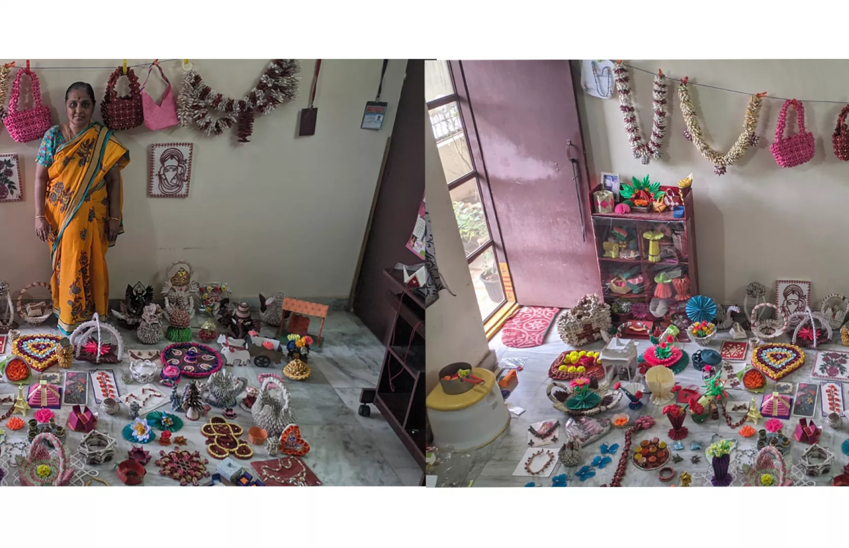 MOST ITEMS CRAFTED USING WEDDING CARDS