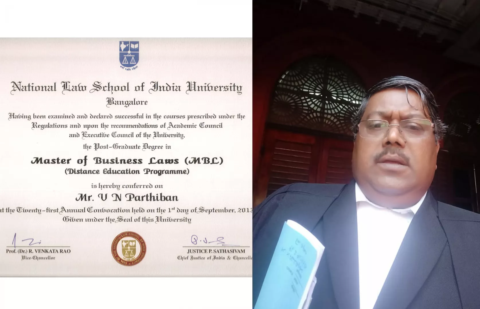 MAXIMUM ACADEMIC DEGREES HOLDER (MALE)