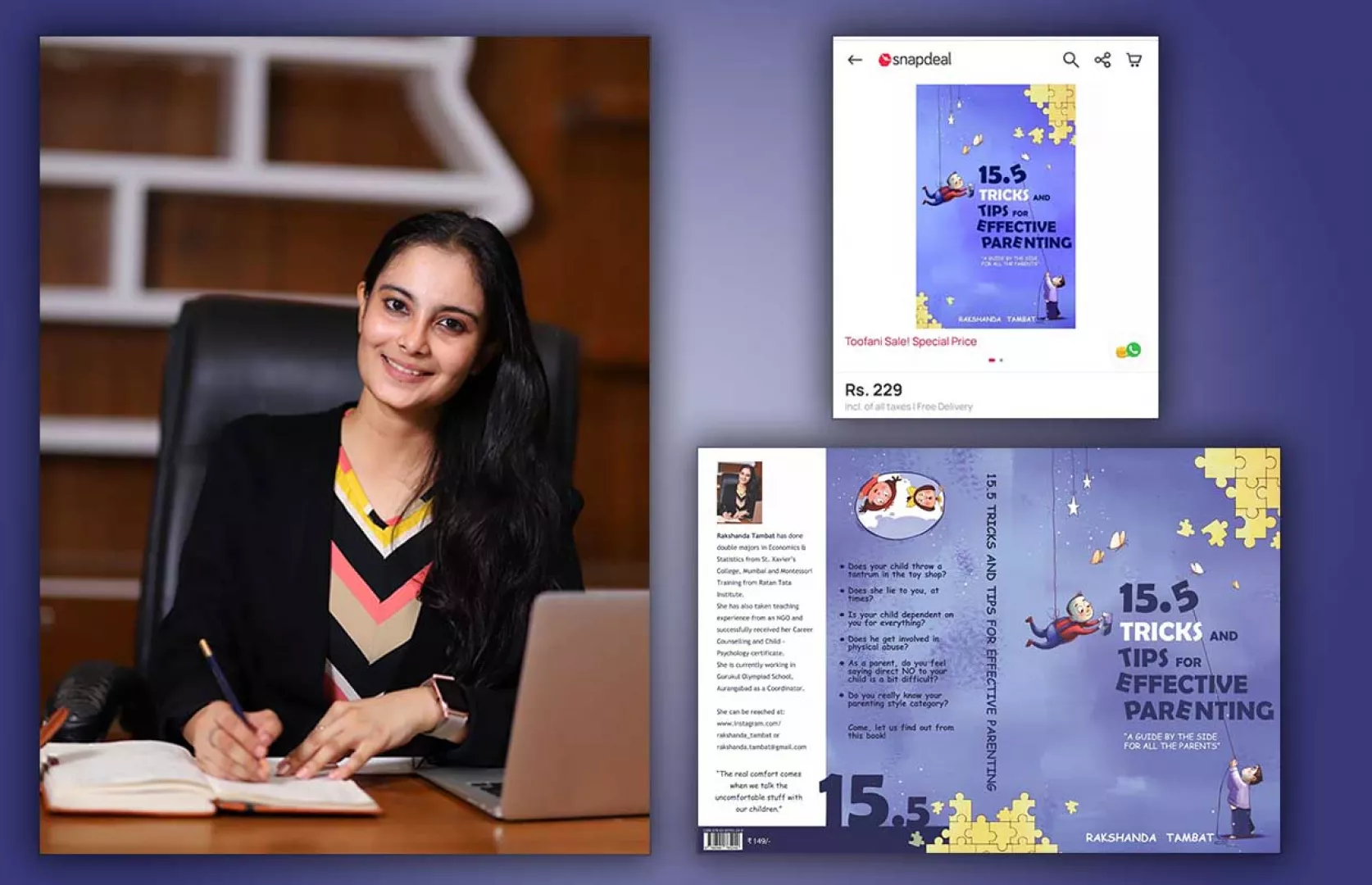 YOUNGEST AUTHOR TO WRITE BOOK ABOUT PARENTING