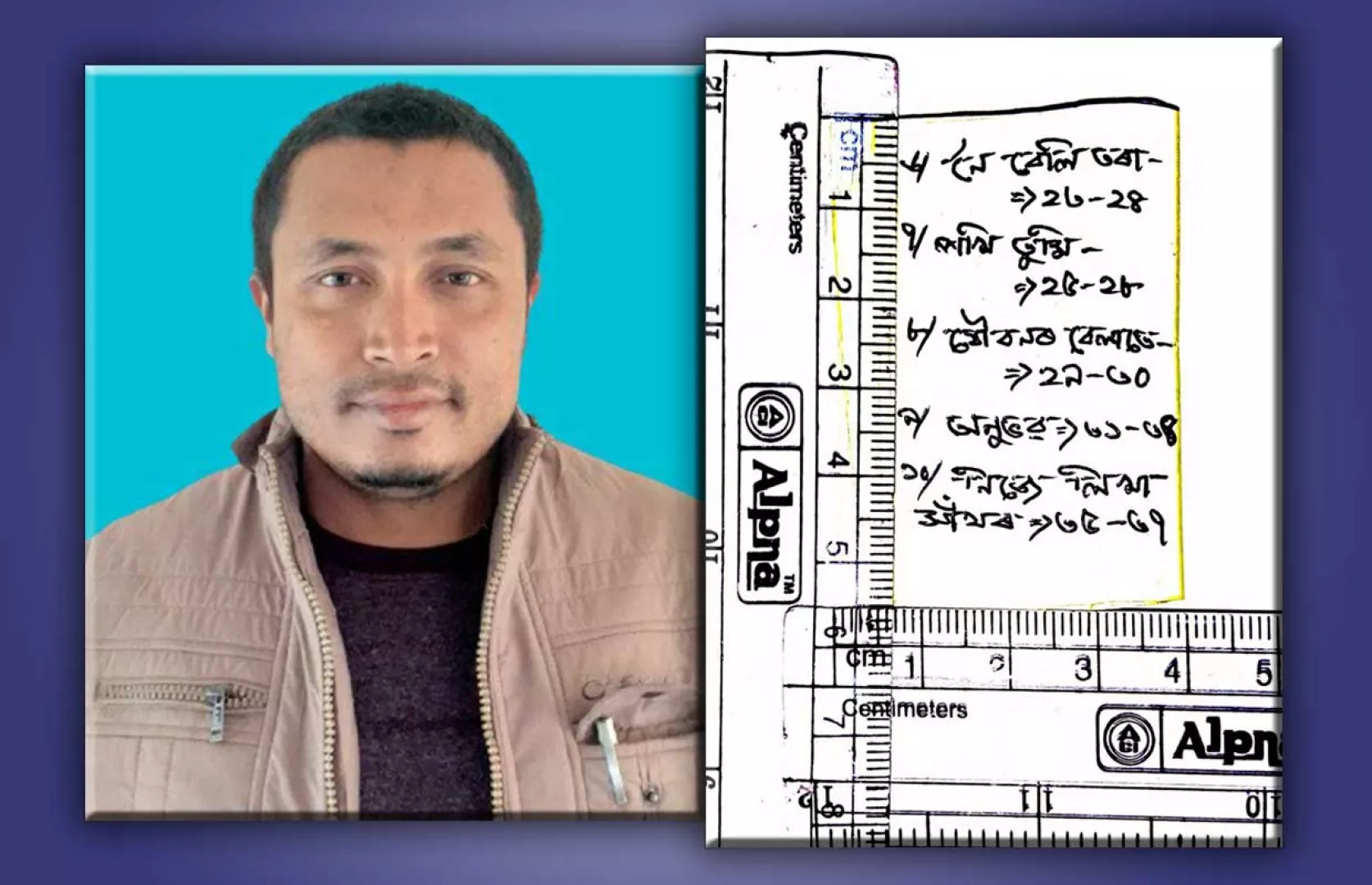 SMALLEST HANDWRITTEN HANDMADE BOOK IN ASSAMESE LANGUAGE