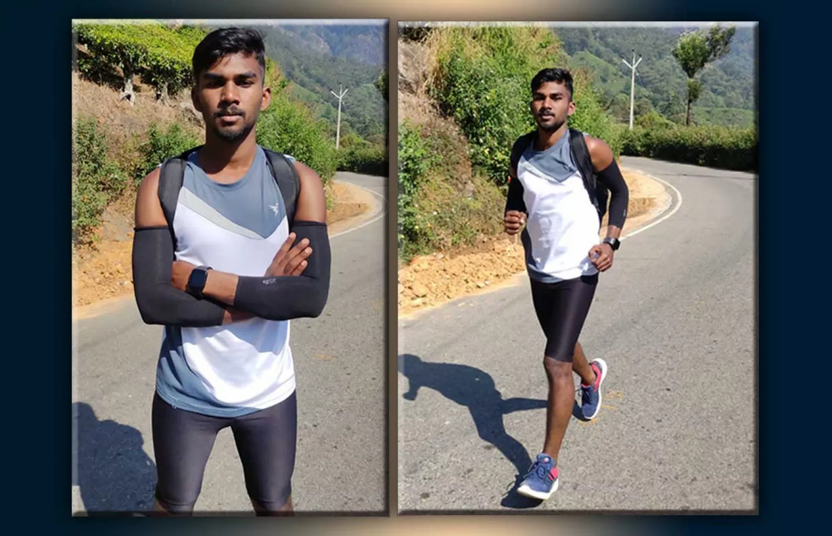 LONGEST DISTANCE COVERED NON-STOP ON HILLS CARRYING 5 KG WEIGHT ON BACK (TEENAGER)