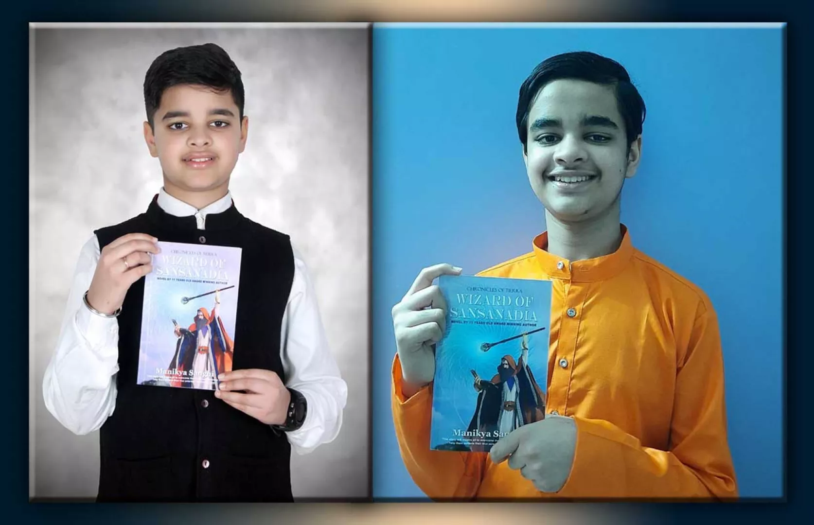YOUNGEST AUTHOR OF FICTION NOVEL SERIES (MALE)