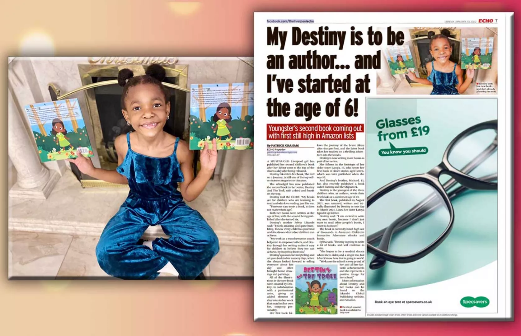 YOUNGEST AUTHOR TO PUBLISH MULTIPLE BOOKS WITHIN 5 MONTHS (GIRL)